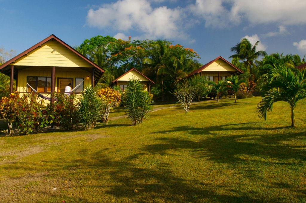 View of cabins at Cassia Hill